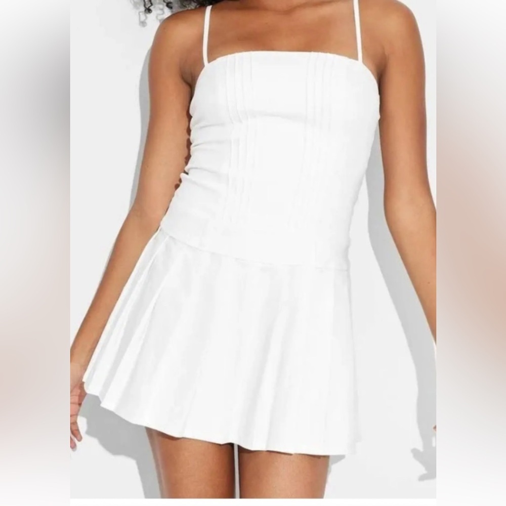 Target White Spaghetti Strap Mini Dress